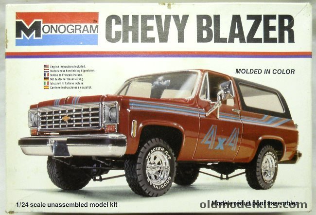 Monogram 1/24 1978 Chevrolet Blazer 4x4, 2238 plastic model kit